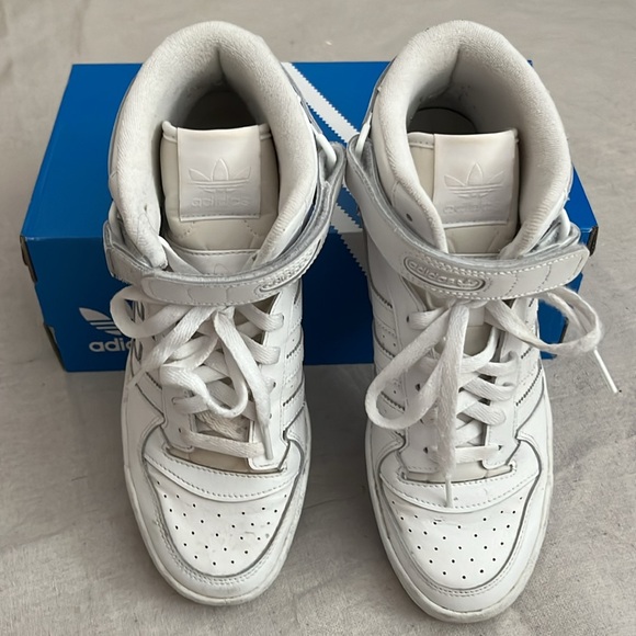 Adidas Mid Forum White Sneaker - Picture 3 of 8